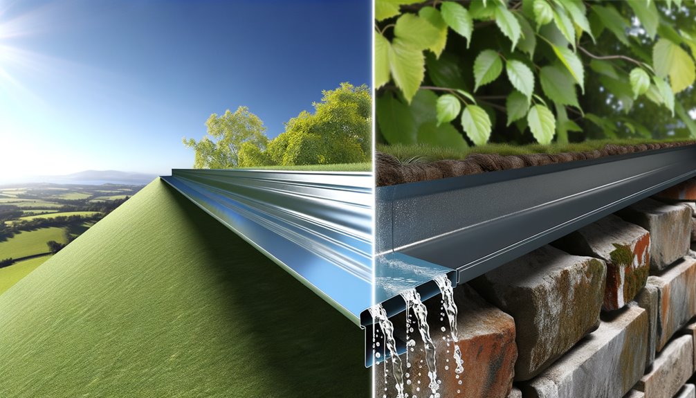 gutter design comparison overview