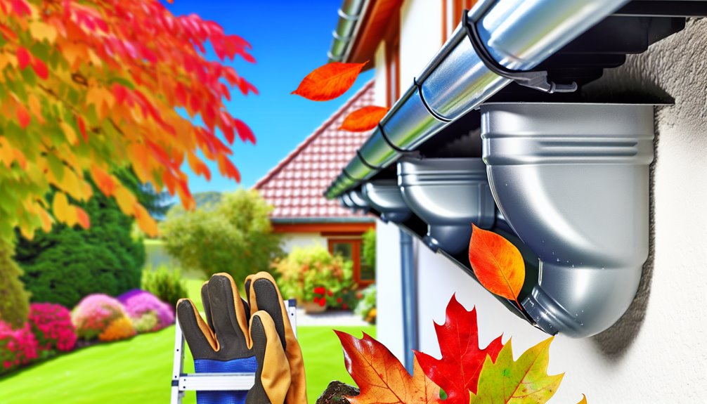 inspect and clean downspouts