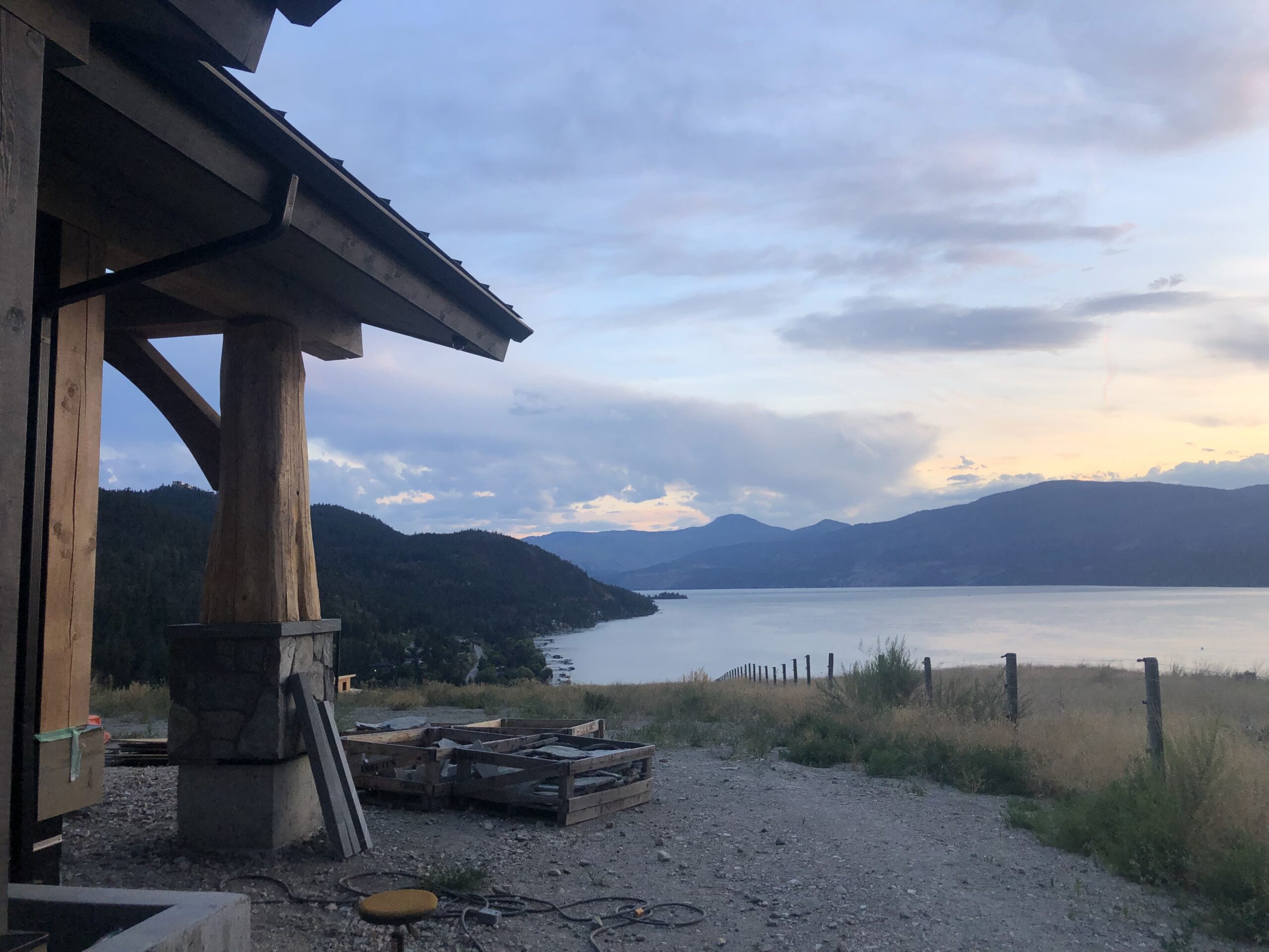 Gutter guard installation for residential neighbourhood in the Okanagan Valley