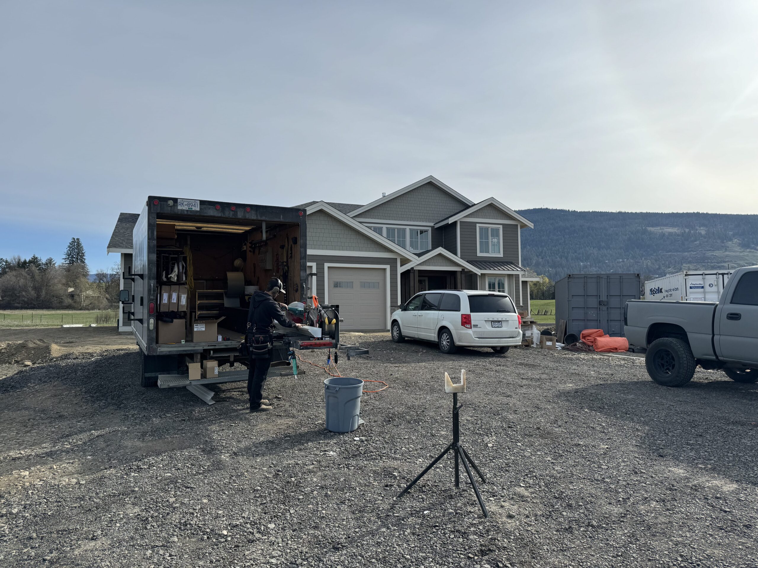 Professional installer of ember-resistant gutter guards to protect BC homes from wildfires