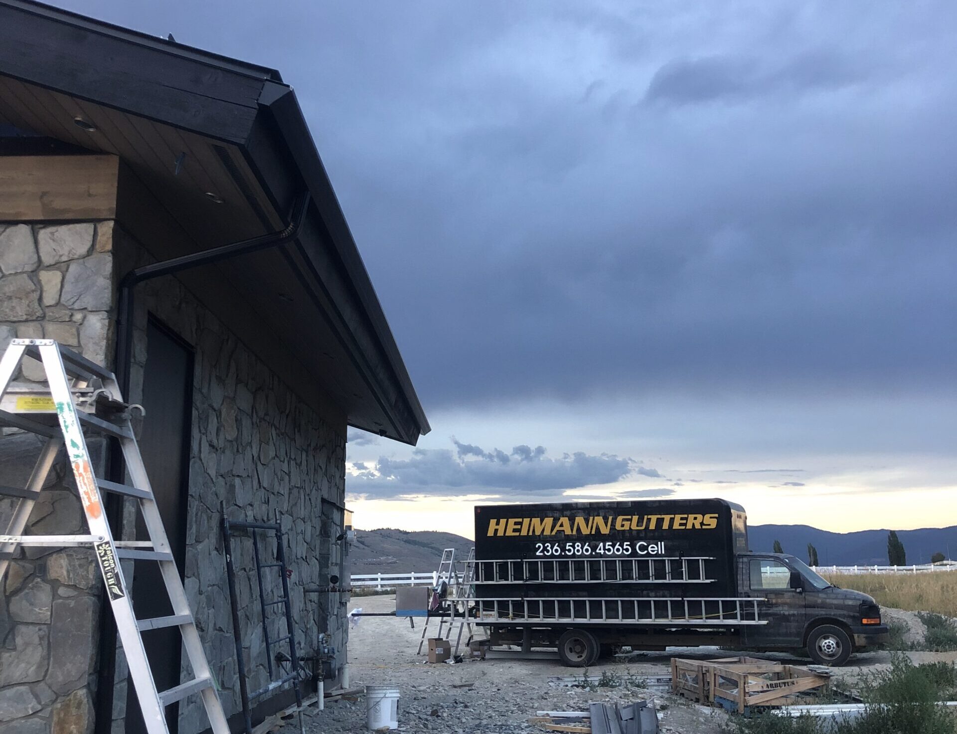 gutter cleaning and installation services in the Okanagan Valley